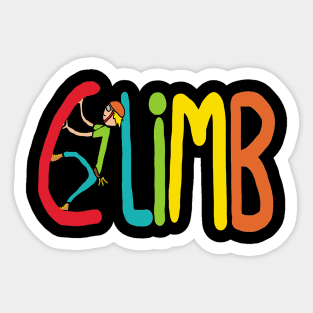 Climb Sticker